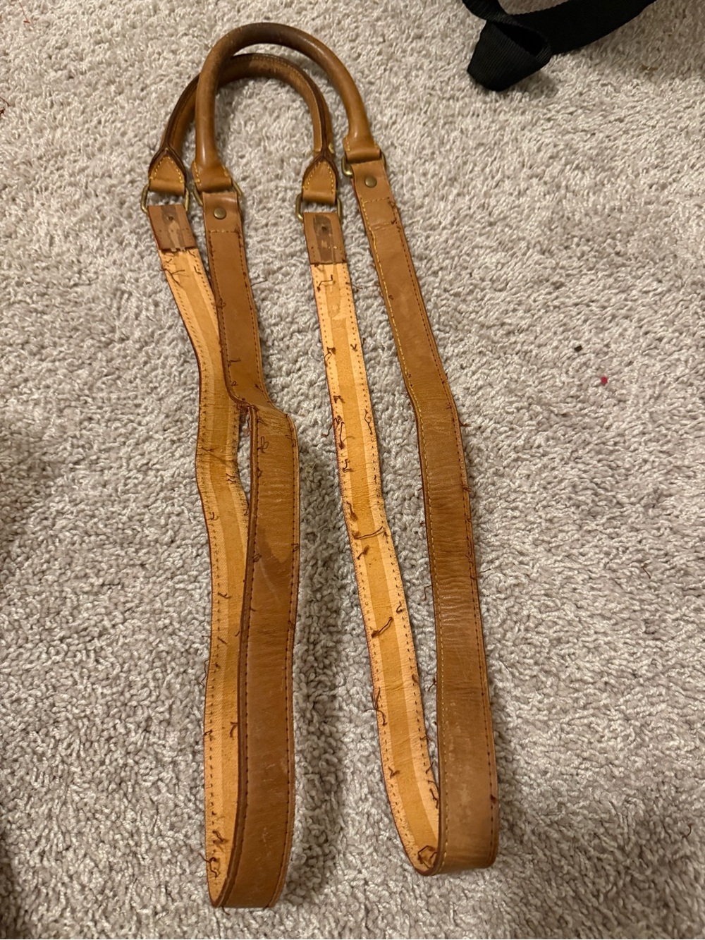 Louis Vuitton vintage keepall handles H46